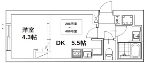 千川駅 徒歩10分 2階の物件間取画像